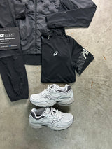 Asics 3 Piece Road Black Padded Icon Tracksuit