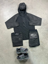 Trailberg 3 Piece Windbreaker Aspect Black Reflective Mens Set