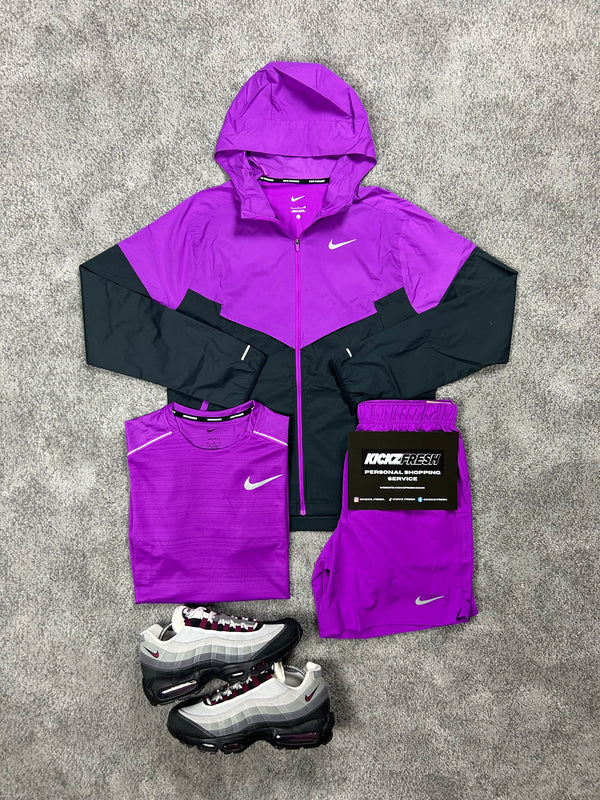 Nike 3 Piece Windrunner Purple Void Mens Set