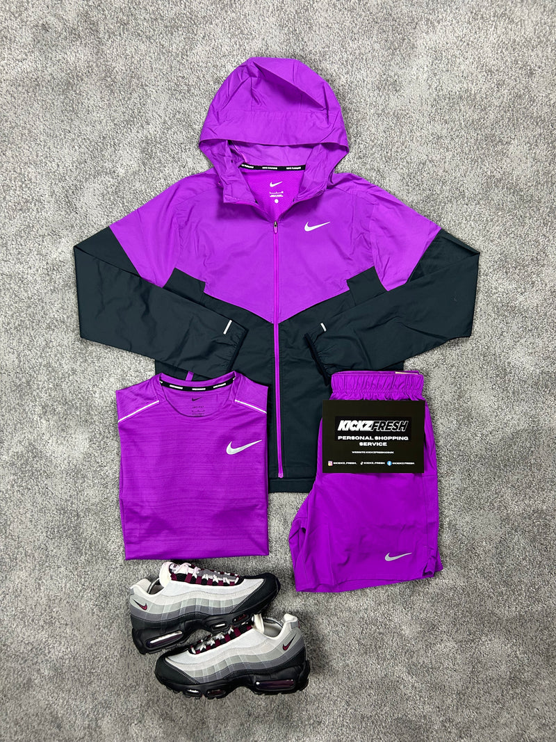 Nike 3 Piece Windrunner Purple Void Mens Set