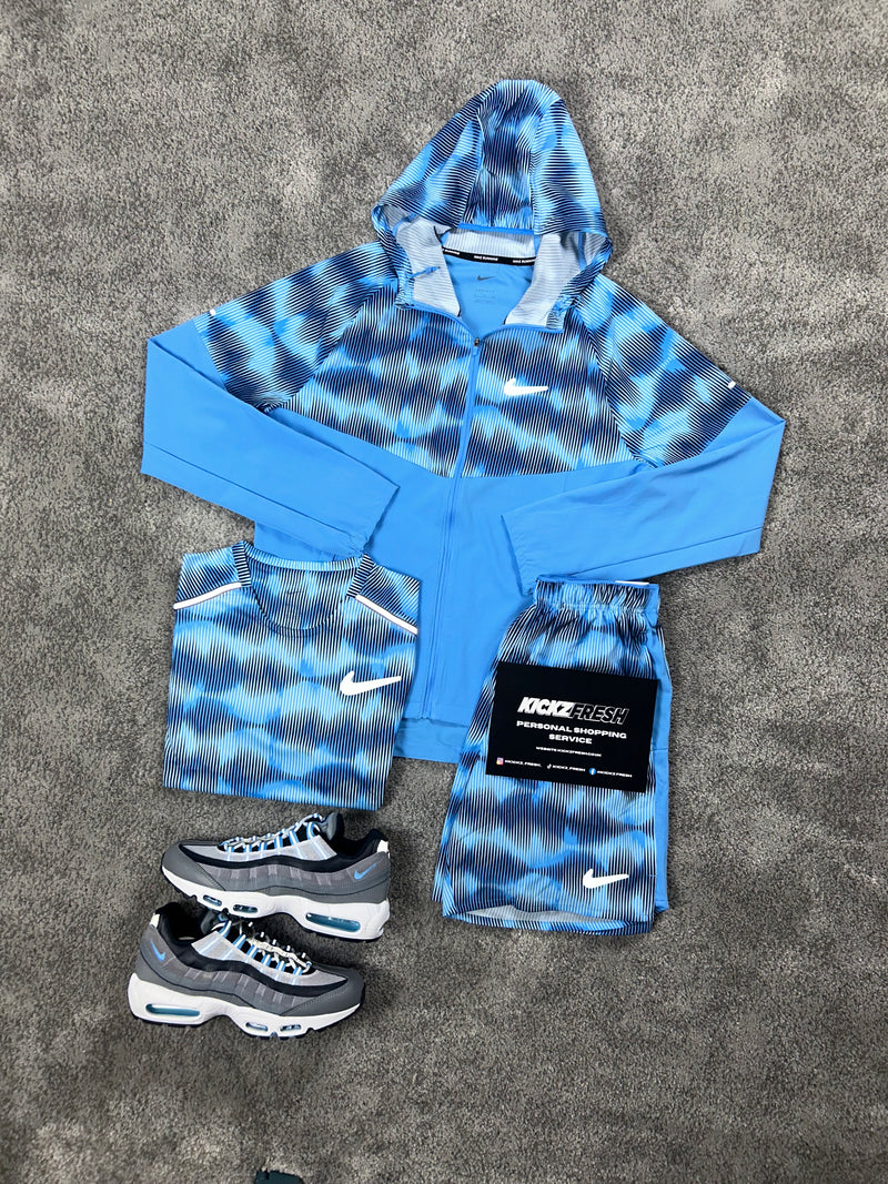 Nike 3 Piece Windrunner Soundwave University Blue Mens Set