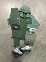 Trailberg Triathlon Khaki Green 3 Piece Tracksuit