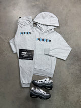 Yelir World Grey light blue Eight Y Tracksuit