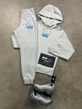 YELIR World 3 Y Grey Royal Blue Tracksuit