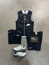 Nike 3 Piece Exclusive Meekz Black Gilet Mens Set