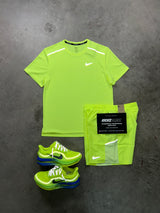 Nike Miler New season Neon volt Mens Set