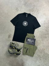 YELIR World Circle Y Black Khaki Mens Set