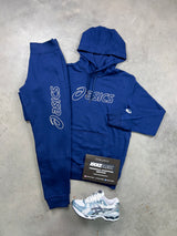 Asics Club Navy Hoodie Tracksuit