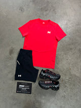 Under Armour Stride Crimson Red Mens Set