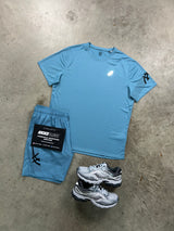 Asics Icon Saba Blue Mens Set