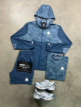 Montirex Trail 3 Piece Windrunner  Indigo Midnight Blue Mens Set