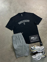 YELIR World Relaxed Y Black Cargo Grey Mens Set