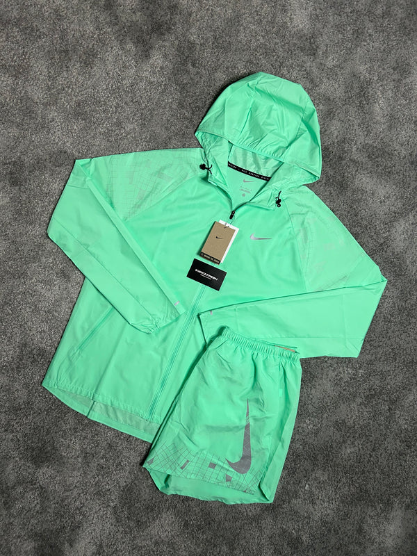 Nike Repel Mint Green Windrunner mens Set