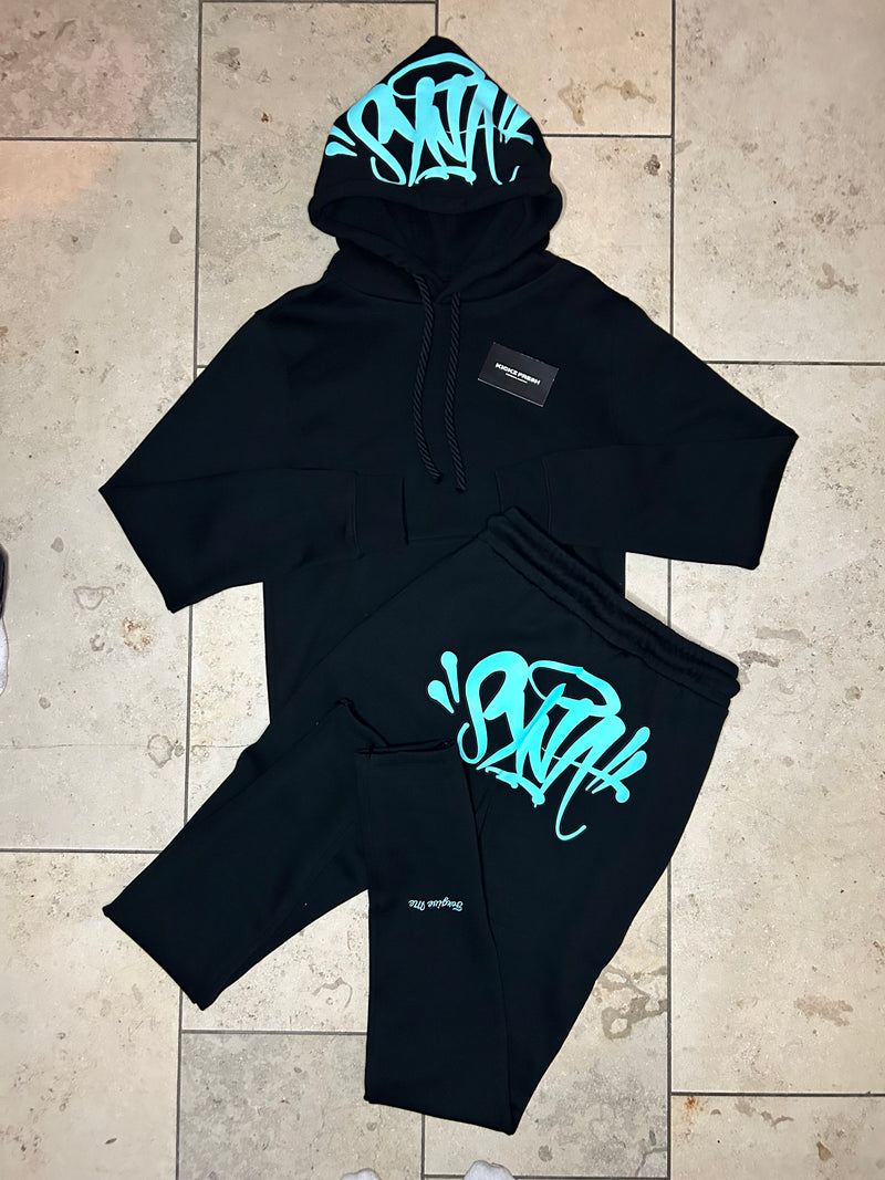 Synaworld Tracksuit 'Black Mint'