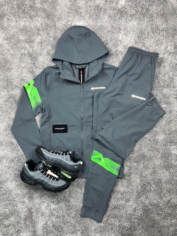 Monterrain Woven Green Flash Tracksuit