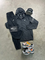 Asics Icon Black Reflect Windrunner Tracksuit