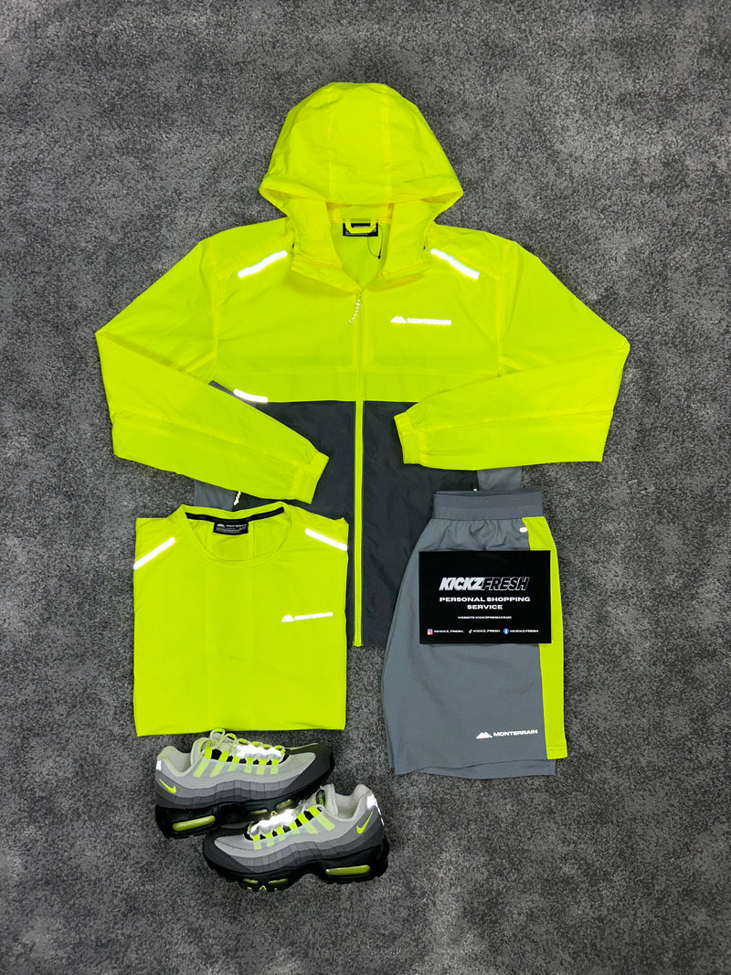 Monterrain 3 Piece Windrunner Neon Volt Men’s Set