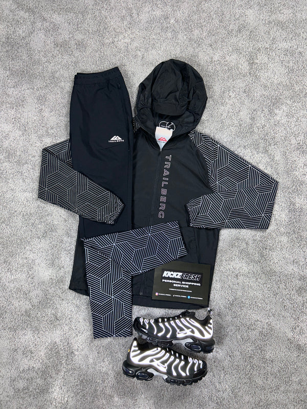 Trailberg Black Reflective Axis Tracksuit