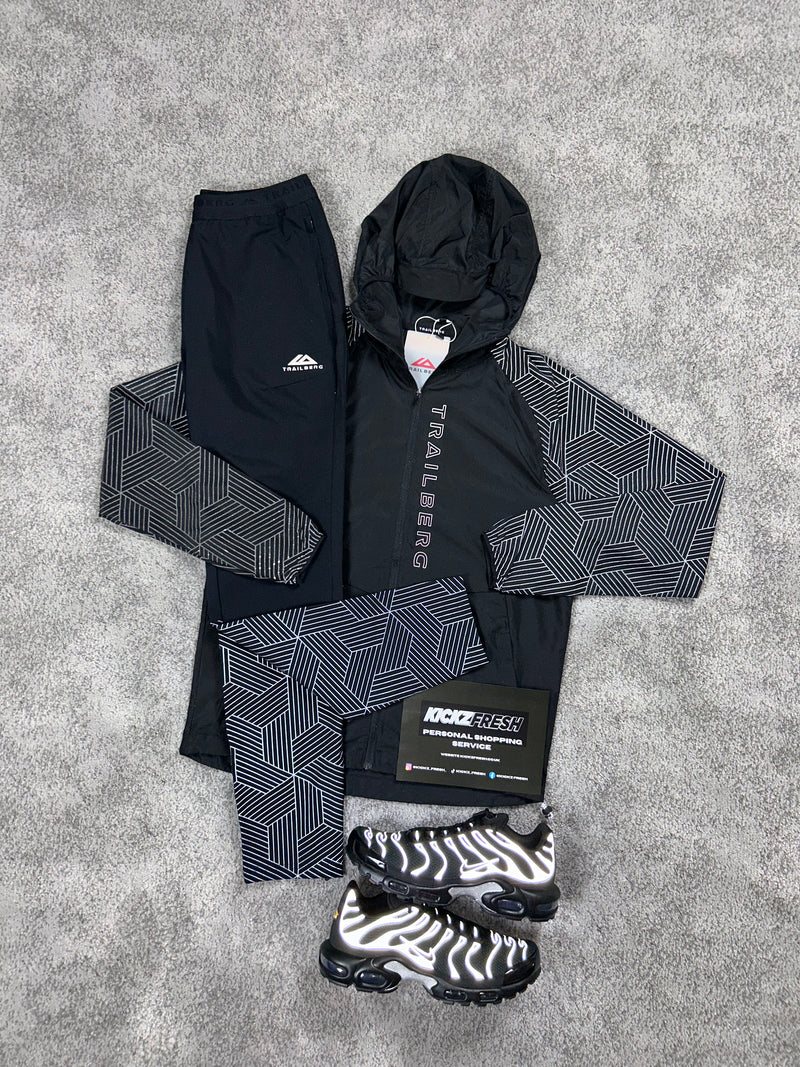 Trailberg Black Reflective Axis Tracksuit