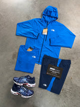 North Face 3 Piece Run Hero Blue Windrunner Mens Set