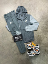 Asics Core Two Tone Grey Windrunner Tracksuit
