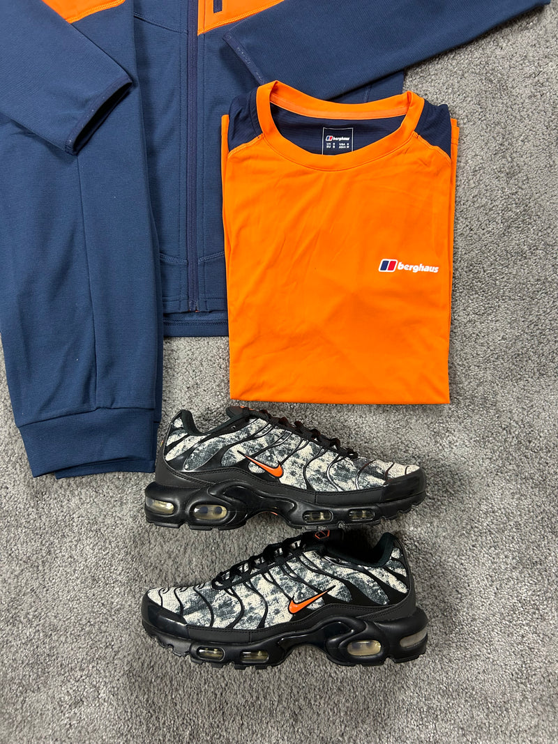 Berghaus 3 Piece Pavey Navy Orange Tracksuit