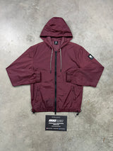 YELIR World Windbreaker Burgundy Red
