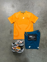 Asics Seamless Orange Azure Blue Mens Set
