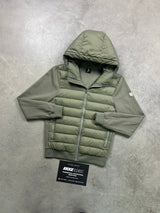 Yelir World Panel Khaki Green Jacket