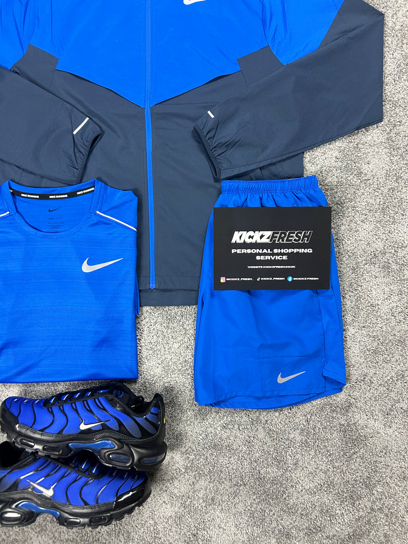 Nike 3 Piece Windrunner Royal Blue Mens Set