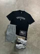 YELIR World Relaxed Y Black Cargo Grey Mens Set