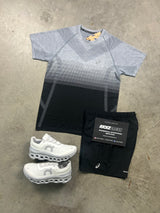 Asics Seamless Core Black Grey Mens Set