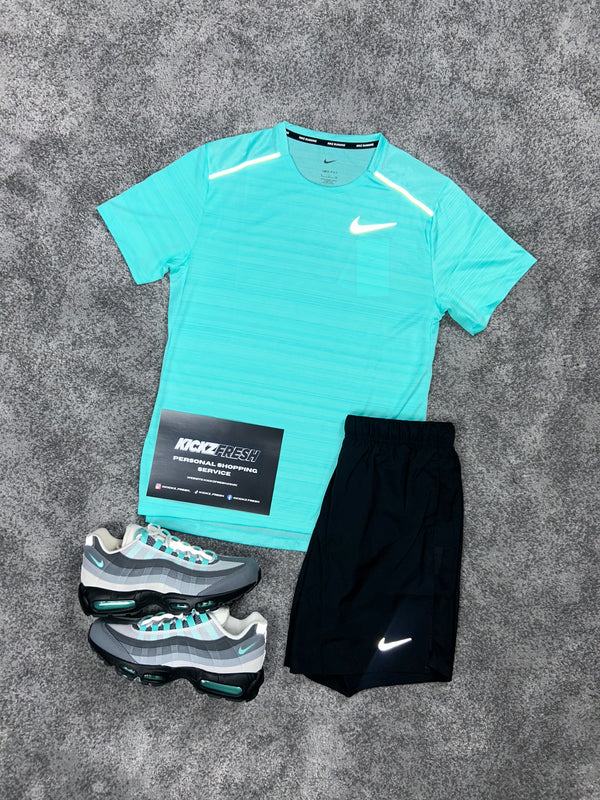 Nike Miler Hyper Turquoise Mens Set