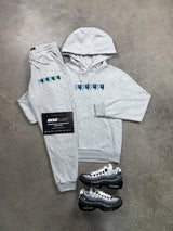 Yelir World Grey light blue Eight Y Tracksuit