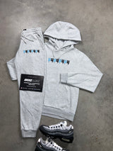 Yelir World Grey light blue Eight Y Tracksuit