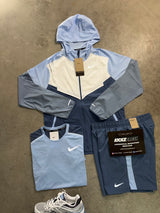 Nike 3 Piece Windrunner Obsidian Aluminium Mens Set