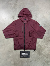 YELIR World Windbreaker Burgundy Red