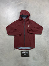Asics Elite Shell Burgundy Windbreaker Jacket