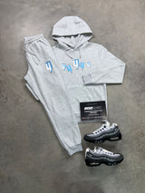 Yelir World Grey Baby Blue Tracksuit