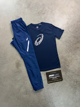 Asics GPX Midnight Navy Tee Shirt Track Set