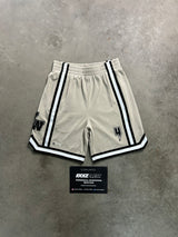 YELIR World Mesh Beige Cream Shorts