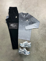 Asics Seamless Grey Fade Long-sleeve Set