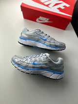 Nike P-6000 Metallic Platinum University Blue
