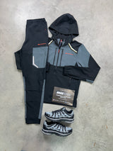 Monterrain Vault Black Orange Tracksuit
