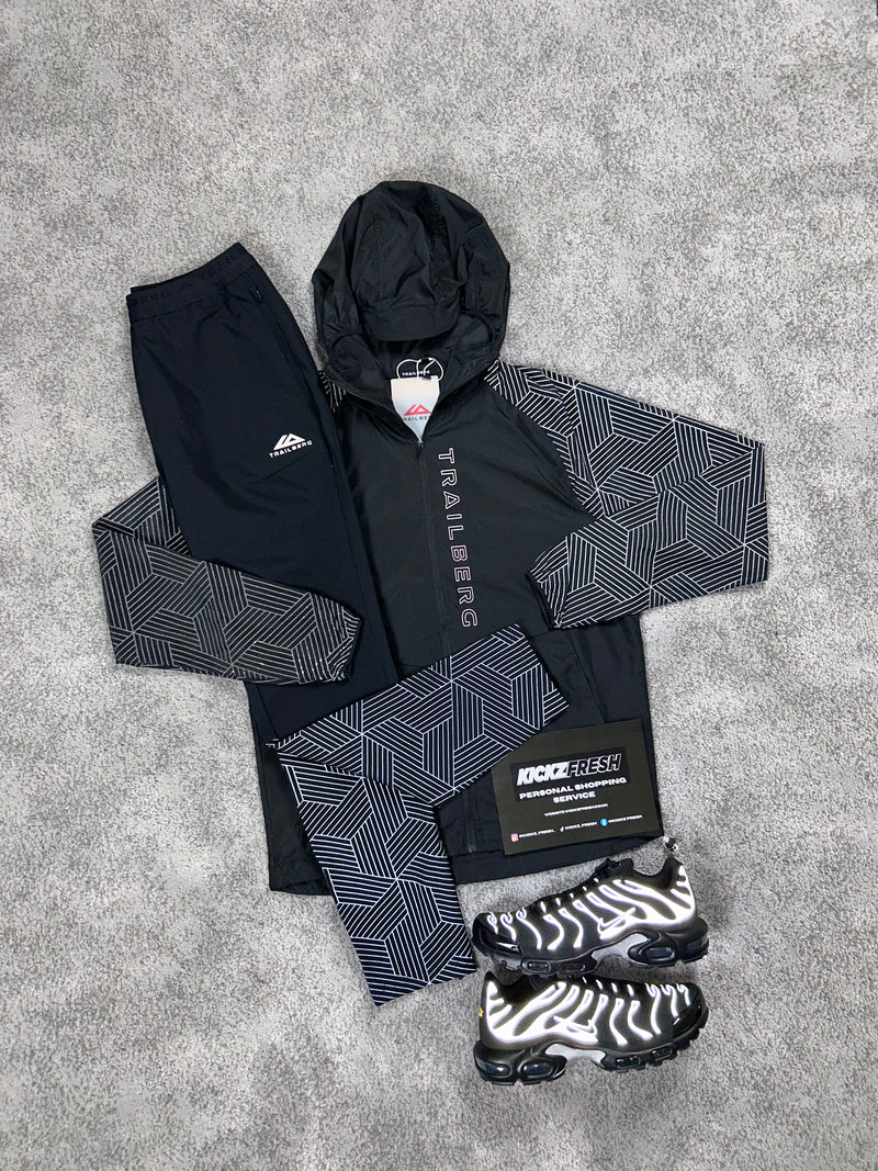 Trailberg Black Reflective Axis Tracksuit