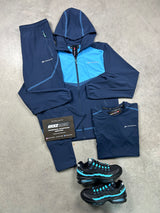 Monterrain Defence Woven Azure Blue 3 Piece Tracksuit