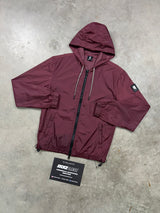 YELIR World Windbreaker Burgundy Red