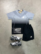 Asics Seamless Black Grey Fade Mens Set