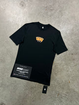 YELIR World Three Y Black Orange Tee Shirt