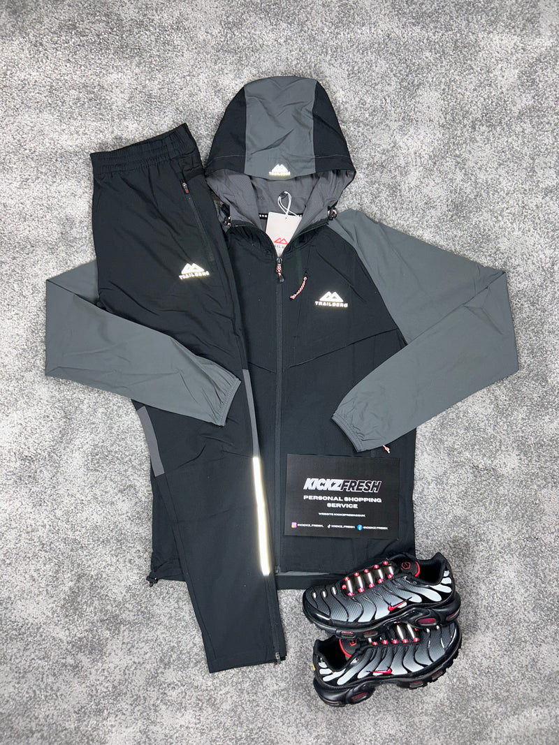 Trailberg Rapid Black | Grey Tracksuit